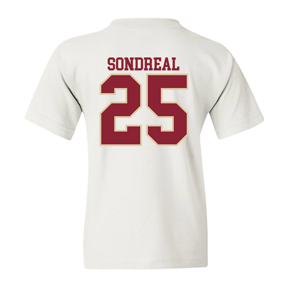 Boston College - NCAA Men's Ice Hockey : Jake Sondreal - Classic Shersey Youth T-Shirt-2