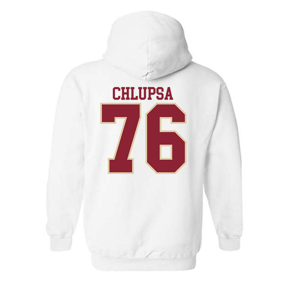 Boston College - NCAA Football : Tanner Chlupsa - Classic Shersey Hooded Sweatshirt