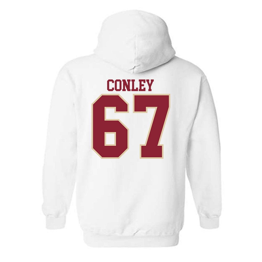 Boston College - NCAA Football : Jack Conley - Classic Shersey Hooded Sweatshirt