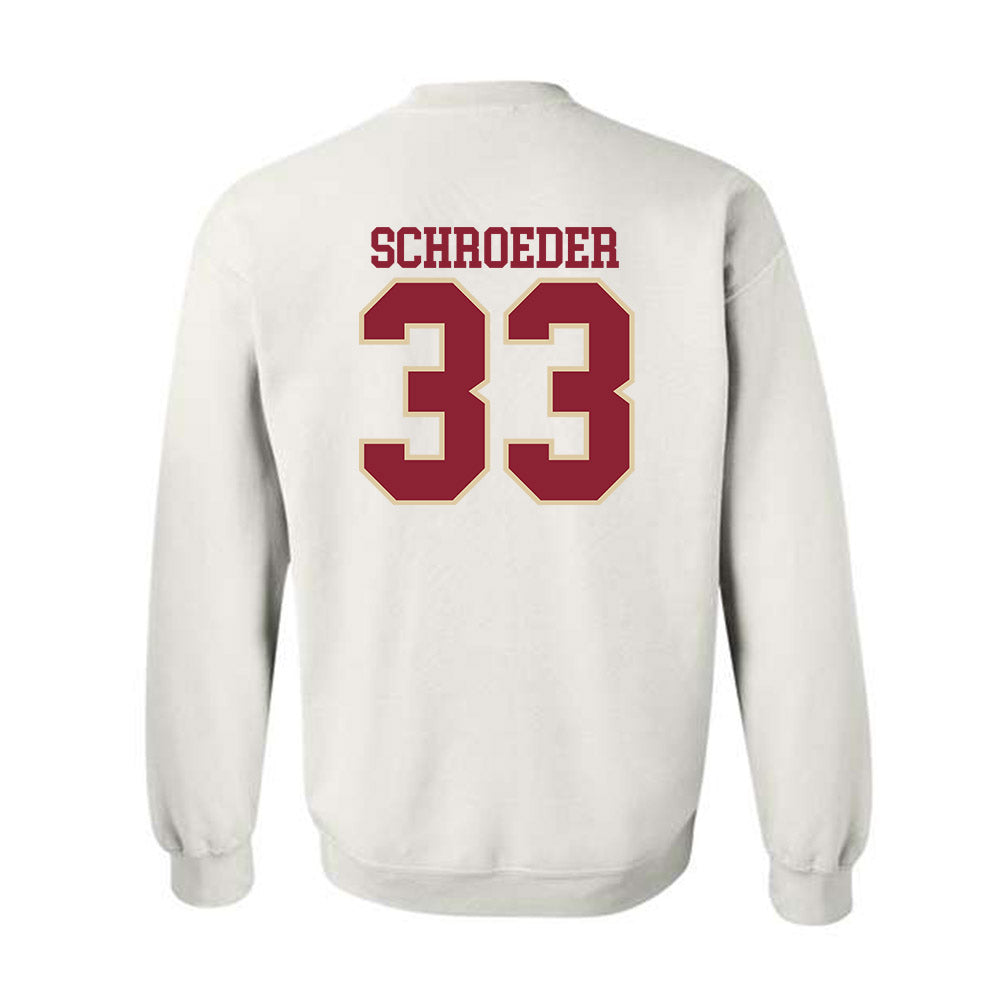 Boston College - NCAA Baseball : Eric Schroeder - Classic Shersey Crewneck Sweatshirt