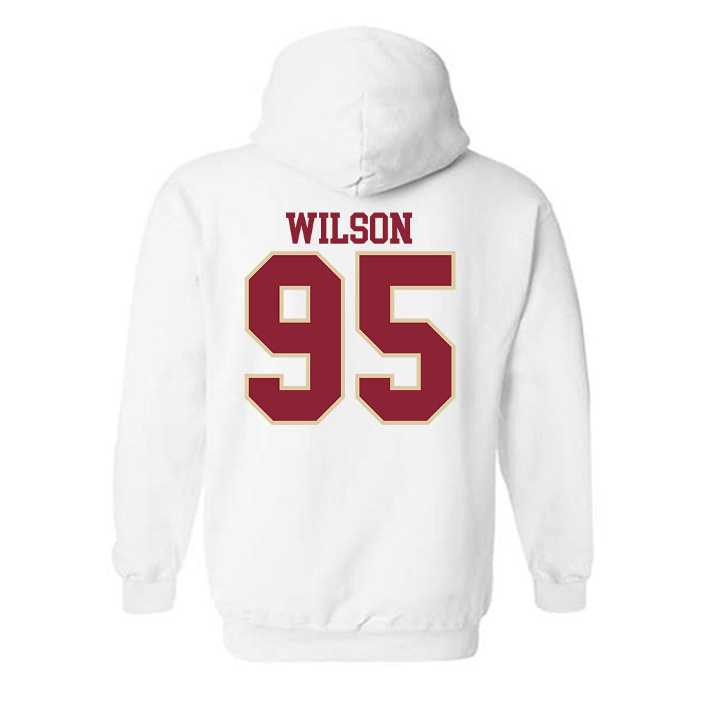 Boston College - NCAA Football : Clive Wilson - Classic Shersey Hooded Sweatshirt