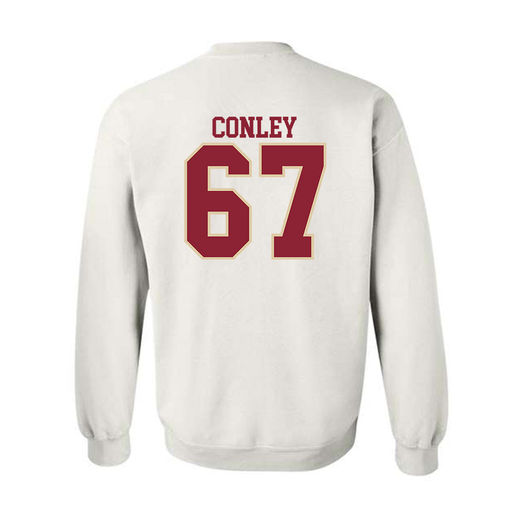 Boston College - NCAA Football : Jack Conley - Classic Shersey Crewneck Sweatshirt