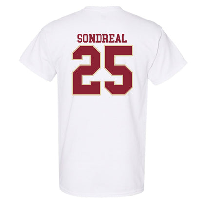 Boston College - NCAA Men's Ice Hockey : Jake Sondreal - Classic Shersey T-Shirt-3