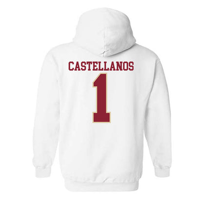 Boston College - NCAA Football : Thomas Castellanos - Classic Shersey Hooded Sweatshirt