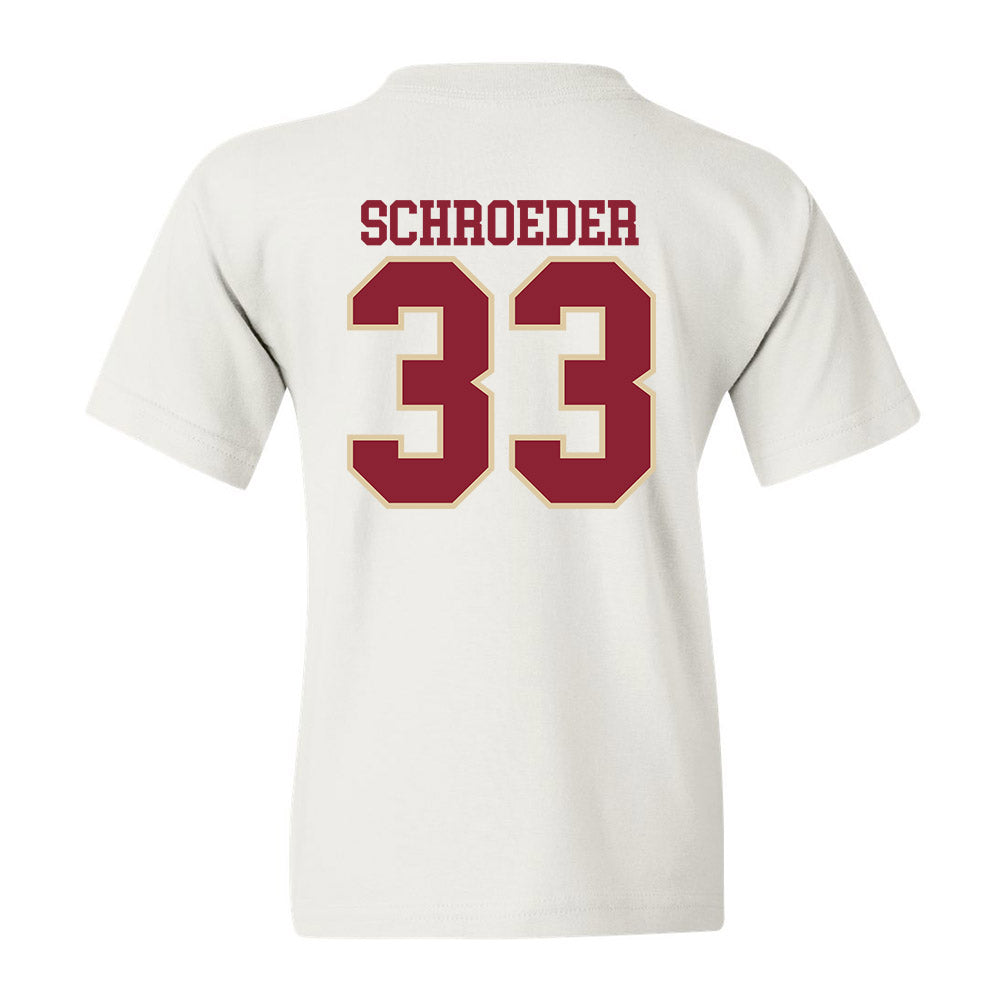 Boston College - NCAA Baseball : Eric Schroeder - Classic Shersey Youth T-Shirt