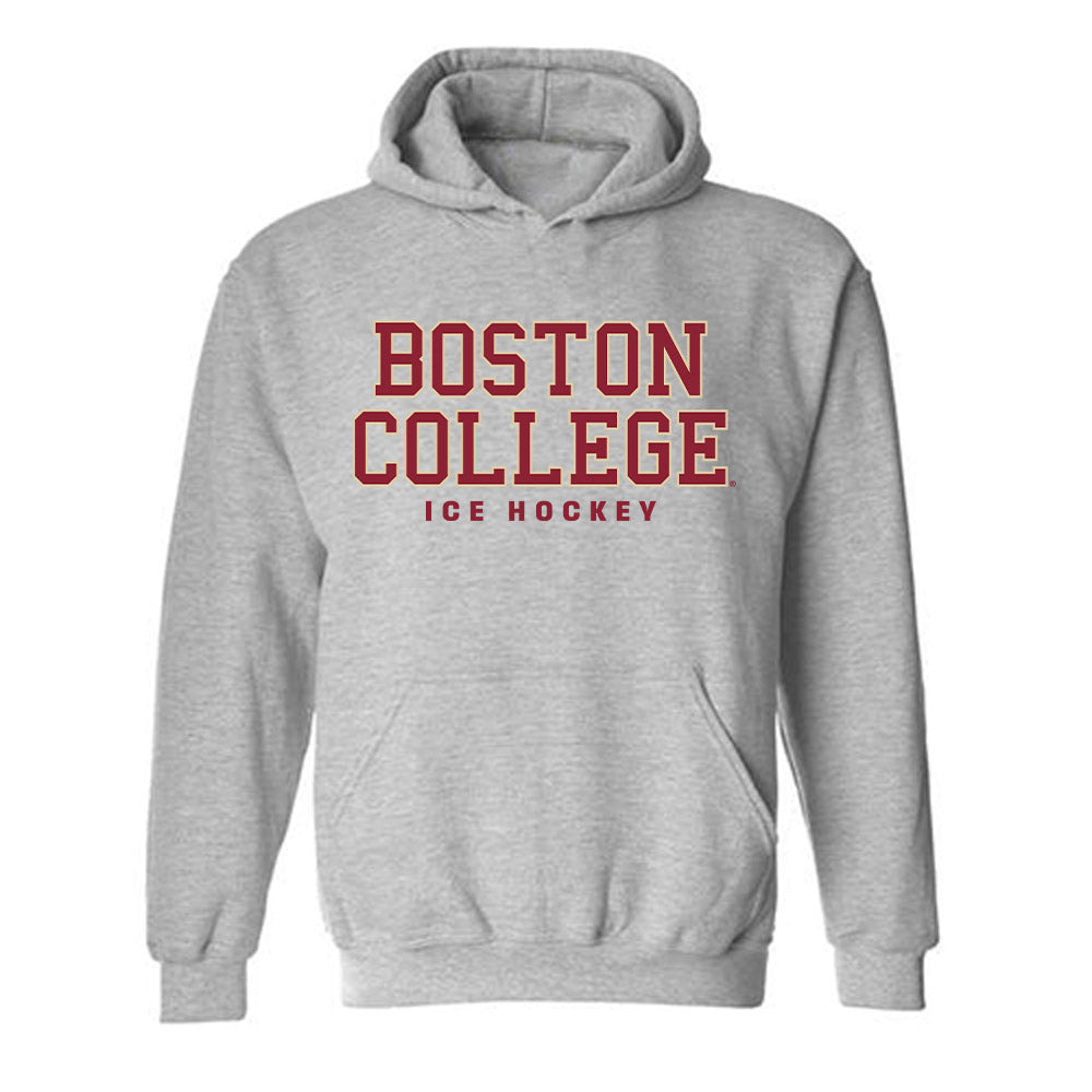 Boston College - NCAA Men's Ice Hockey : Michael Hagens - Classic Shersey Hooded Sweatshirt-1