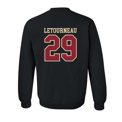 Boston College - NCAA Men's Ice Hockey : Dean Letourneau - Classic Shersey Crewneck Sweatshirt-1
