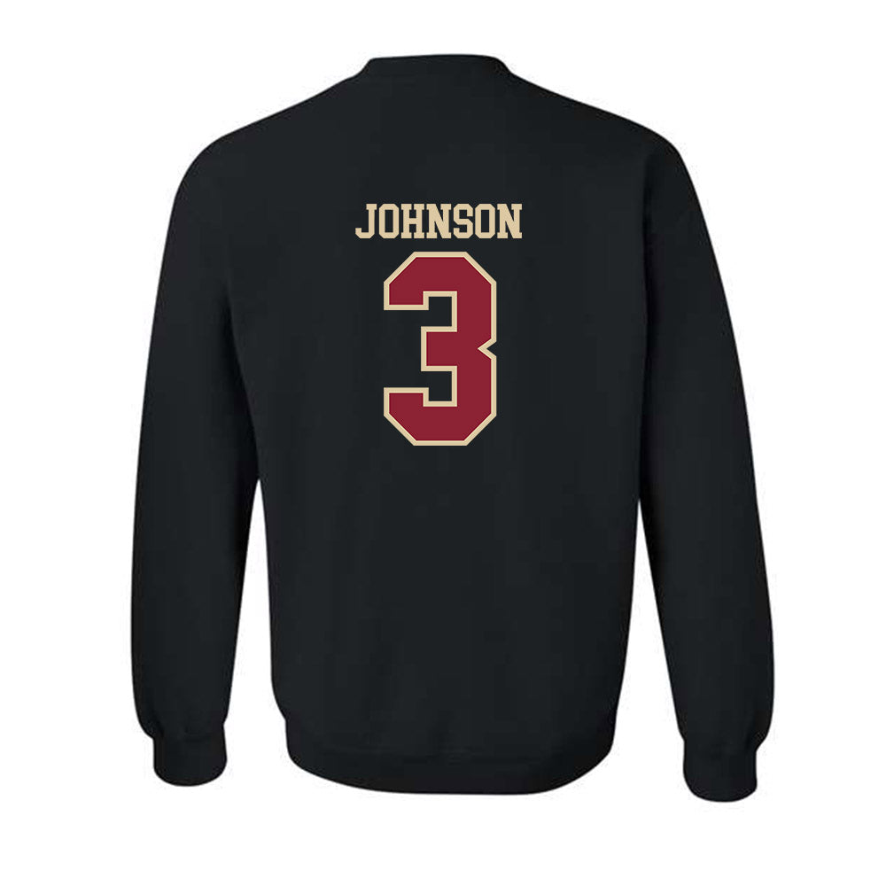 Boston College - NCAA Football : Nate Johnson - Classic Shersey Crewneck Sweatshirt