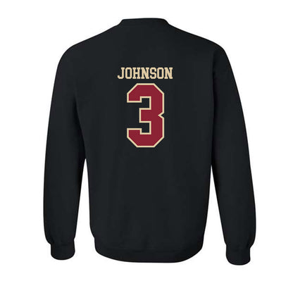 Boston College - NCAA Football : Nate Johnson - Classic Shersey Crewneck Sweatshirt