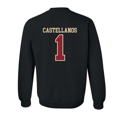 Boston College - NCAA Football : Thomas Castellanos - Classic Shersey Crewneck Sweatshirt