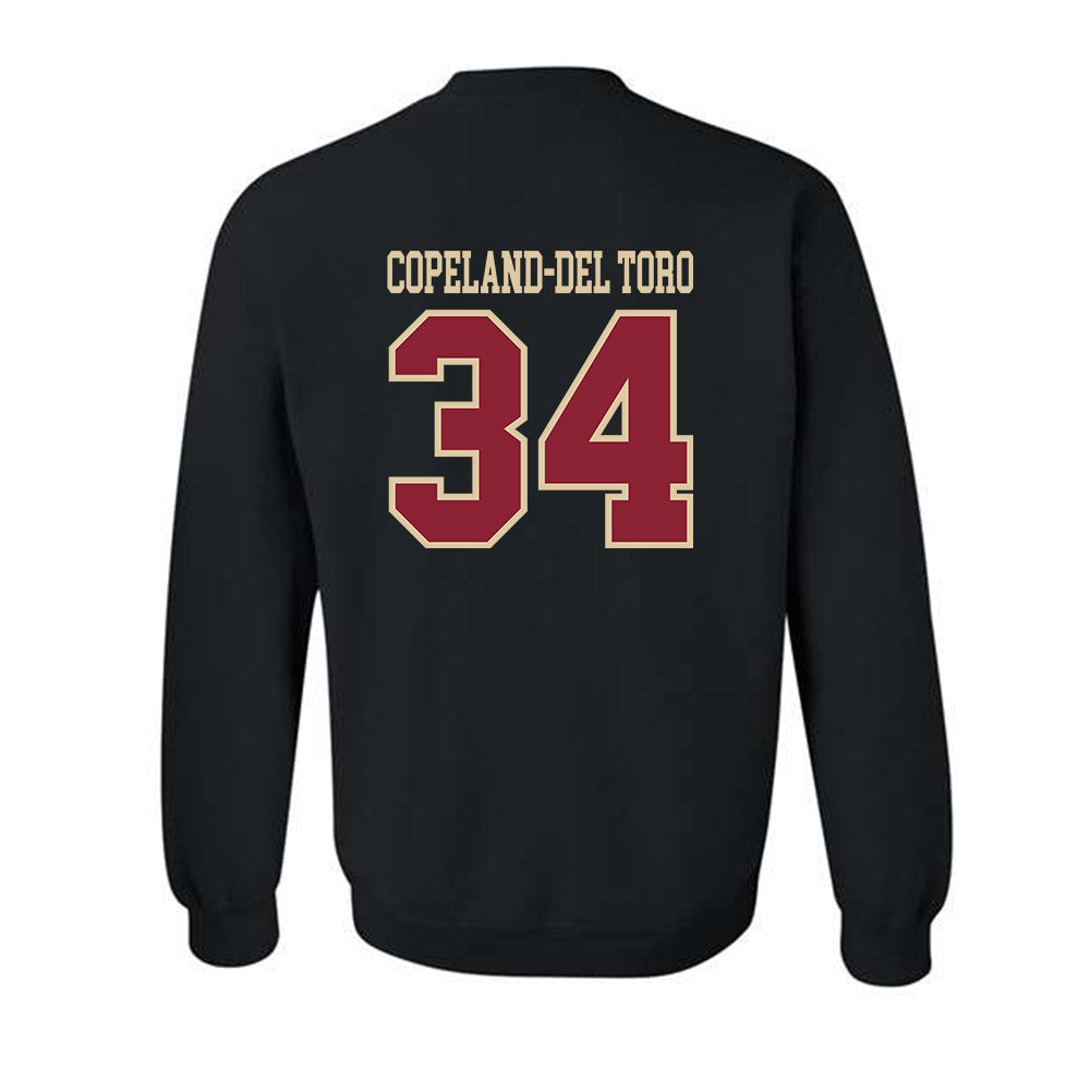 Boston College - NCAA Men's Soccer : Bryce Copeland-Del Toro - Classic Shersey Crewneck Sweatshirt-1