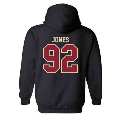 Boston College - NCAA Football : Caleb Jones - Classic Shersey Hooded Sweatshirt