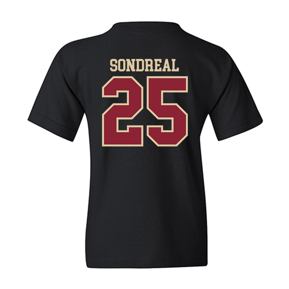 Boston College - NCAA Men's Ice Hockey : Jake Sondreal - Classic Shersey Youth T-Shirt-1