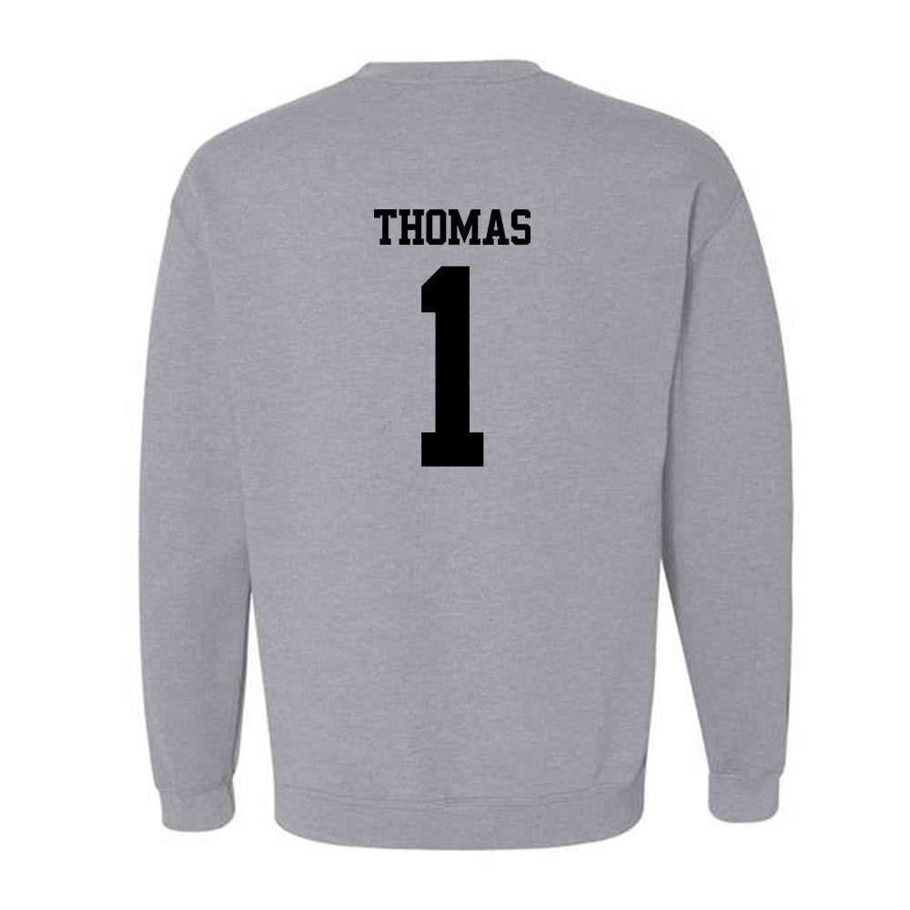 Dayton - NCAA Men's Basketball : Malcolm Thomas - Classic Shersey Crewneck Sweatshirt-1