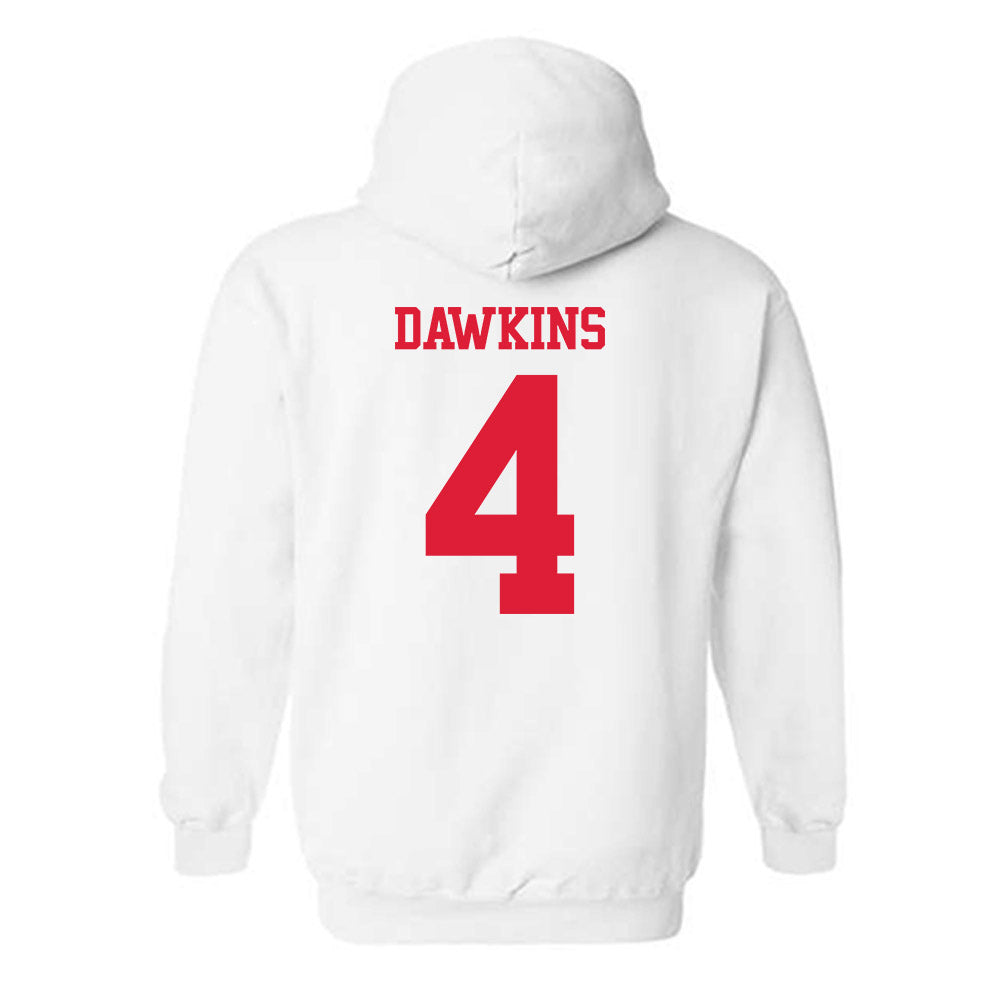 Dayton - NCAA Women's Basketball : Shantavia Dawkins - Classic Shersey Hooded Sweatshirt-1