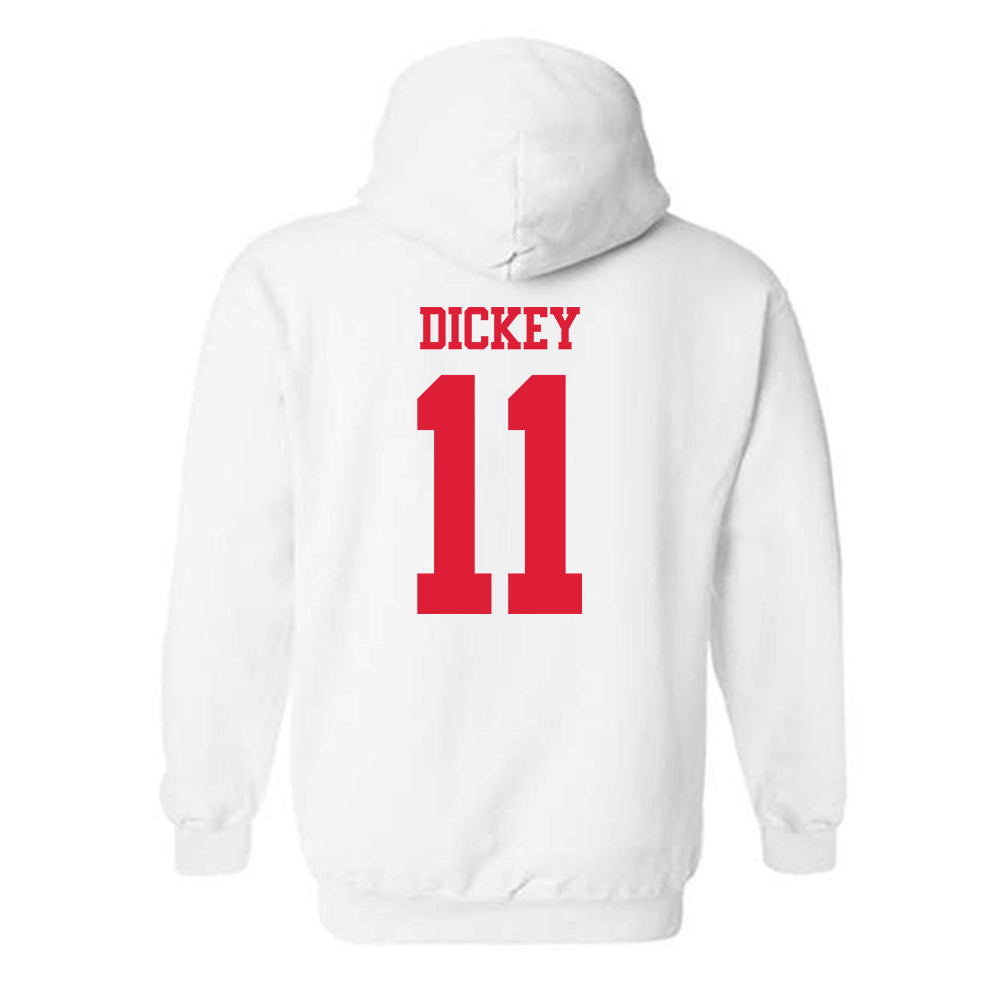 Dayton - NCAA Men's Basketball : Evan Dickey - Classic Shersey Hooded Sweatshirt-1
