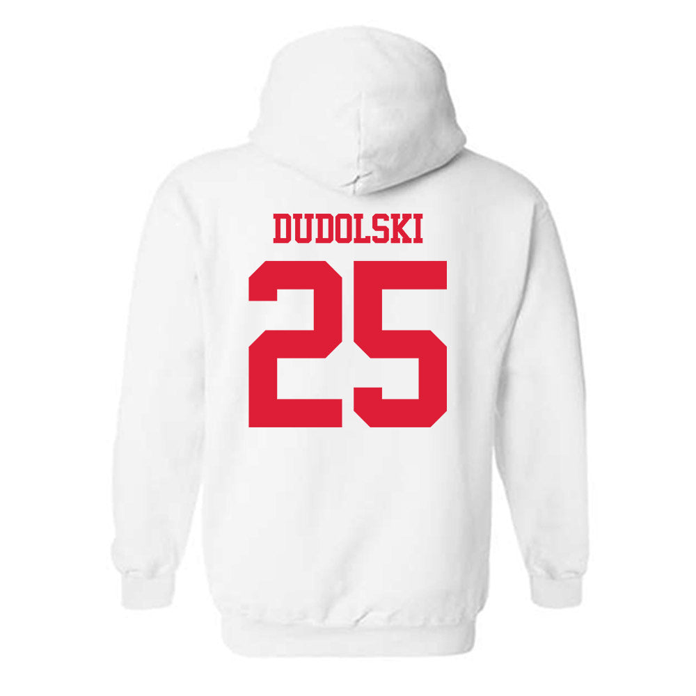 Dayton - NCAA Baseball : Michael Dudolski - Classic Shersey Hooded Sweatshirt