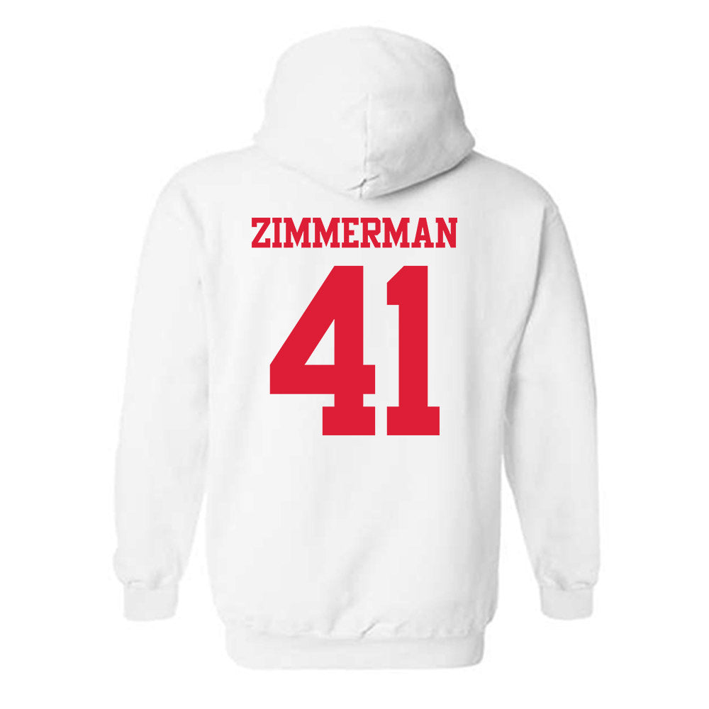 Dayton - NCAA Baseball : Jack Zimmerman - Classic Shersey Hooded Sweatshirt-1