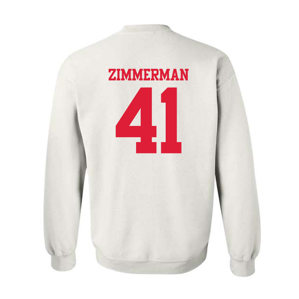 Dayton - NCAA Baseball : Jack Zimmerman - Classic Shersey Crewneck Sweatshirt-1