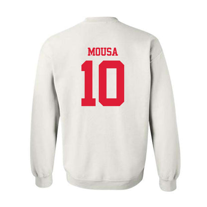 Dayton - NCAA Men's Basketball : Hamad Mousa - Classic Shersey Crewneck Sweatshirt-1