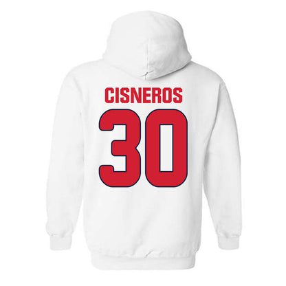Gonzaga - NCAA Baseball : Andrew Cisneros - Sports Shersey Hooded Sweatshirt-1