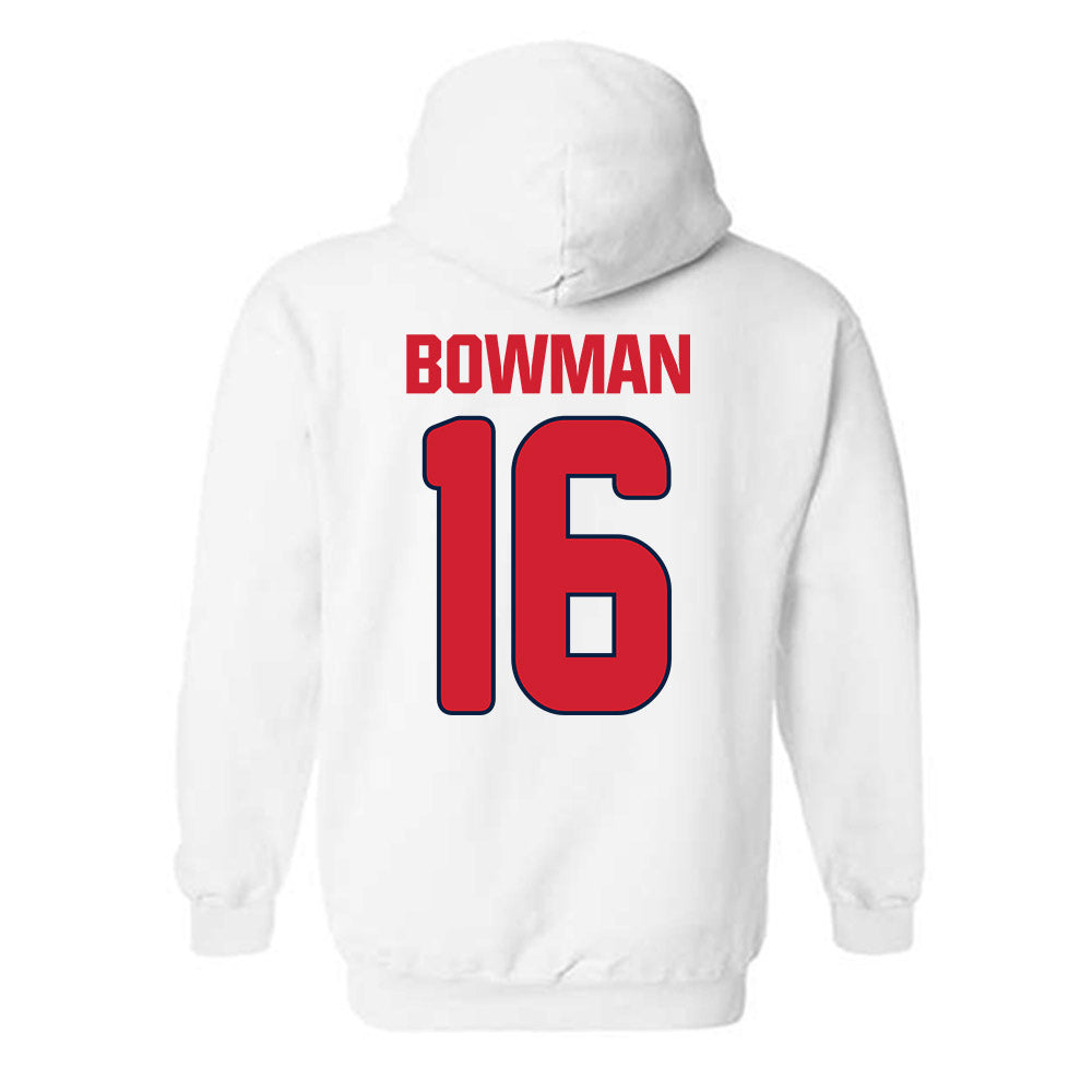 Gonzaga - NCAA Baseball : Zach Bowman - Sports Shersey Hooded Sweatshirt-1