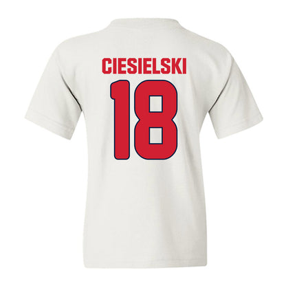 Gonzaga - NCAA Baseball : Cooper Ciesielski - Sports Shersey Youth T-Shirt-1