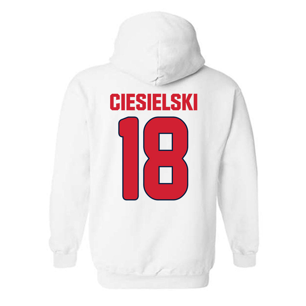 Gonzaga - NCAA Baseball : Cooper Ciesielski - Sports Shersey Hooded Sweatshirt-1