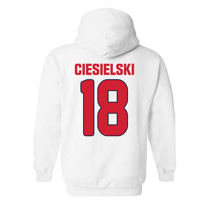 Gonzaga - NCAA Baseball : Cooper Ciesielski - Sports Shersey Hooded Sweatshirt-1