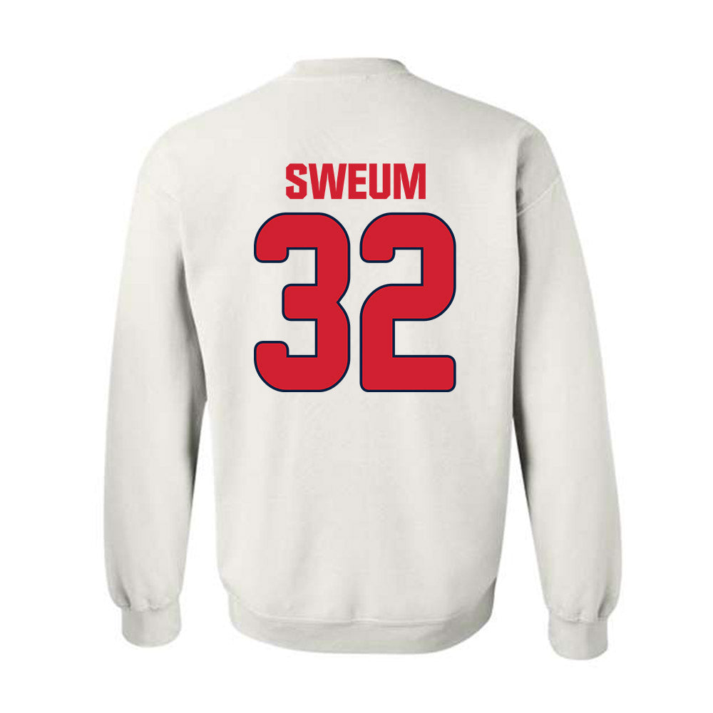 Gonzaga - NCAA Baseball : Karsten Sweum - Sports Shersey Crewneck Sweatshirt-1