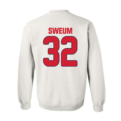 Gonzaga - NCAA Baseball : Karsten Sweum - Sports Shersey Crewneck Sweatshirt-1