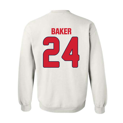 Gonzaga - NCAA Baseball : Simon Baker - Sports Shersey Crewneck Sweatshirt-1