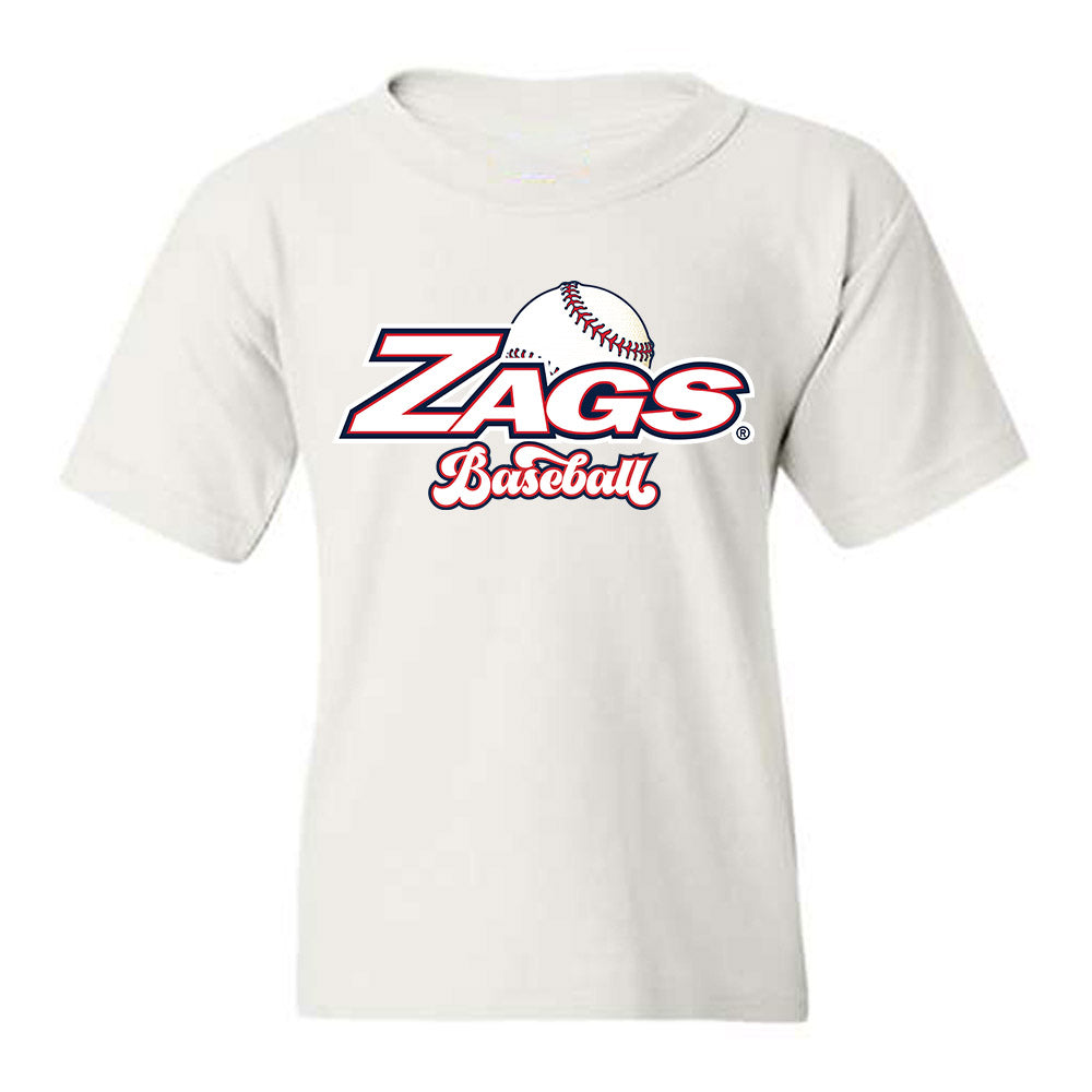 Gonzaga - NCAA Baseball : Mikey Bell - Sports Shersey Youth T-Shirt-0