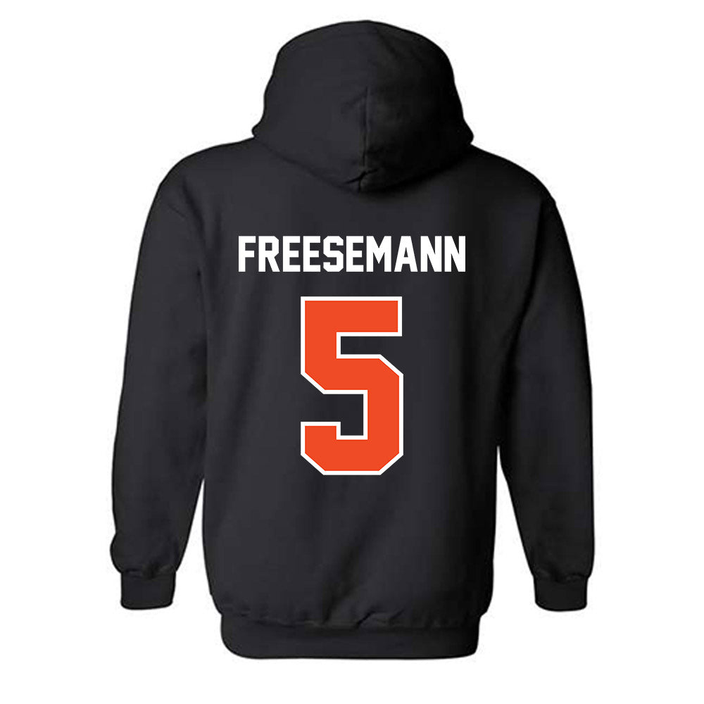 Campbell - NCAA Women's Volleyball : Leah Freesemann - Hooded Sweatshirt-1