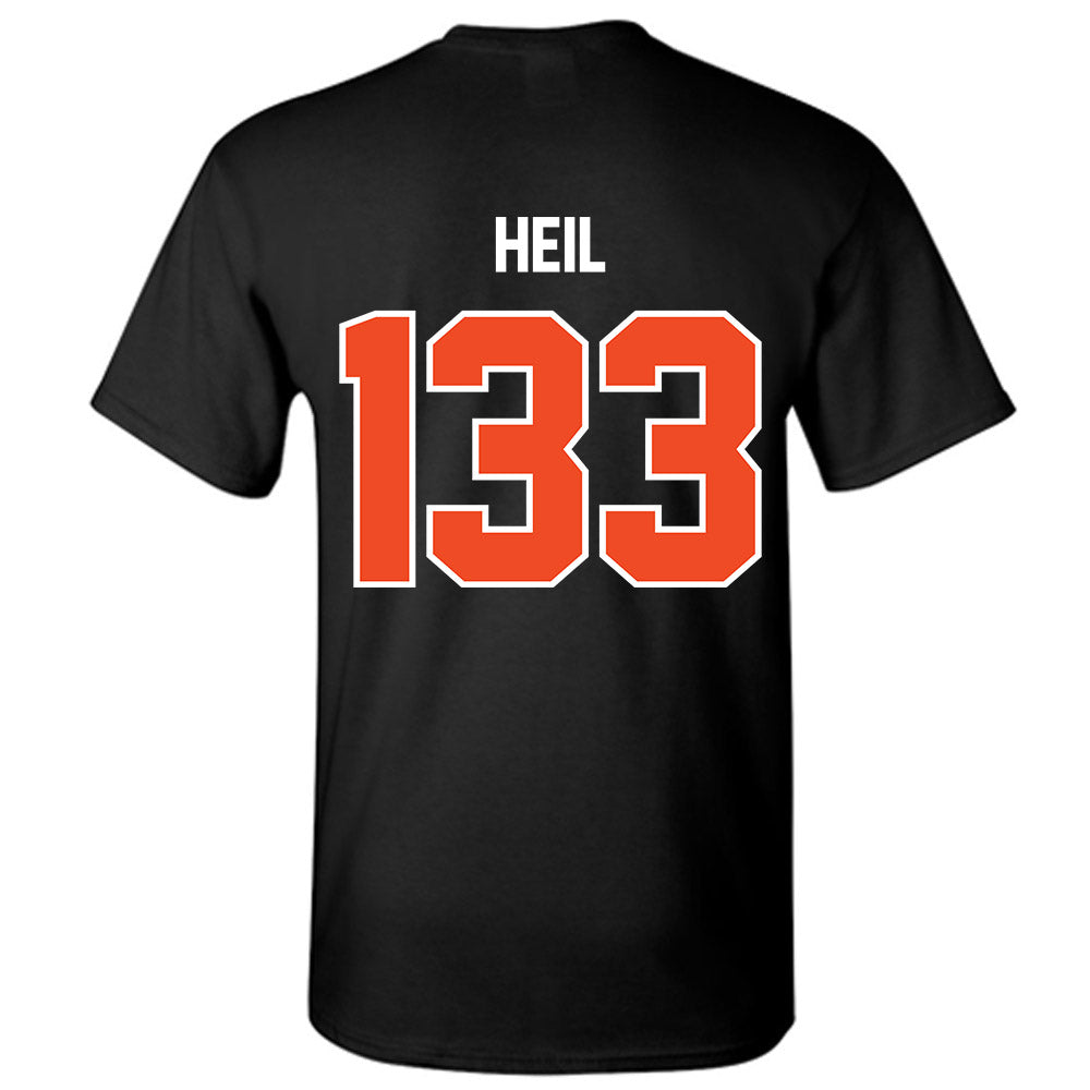 Campbell - NCAA Wrestling : Logan Heil - T-Shirt-1