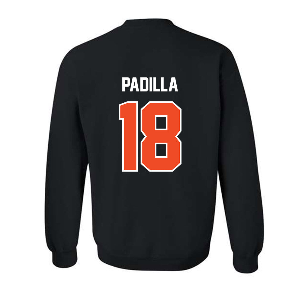 Campbell - NCAA Baseball : Isaiah Padilla - Crewneck Sweatshirt-1