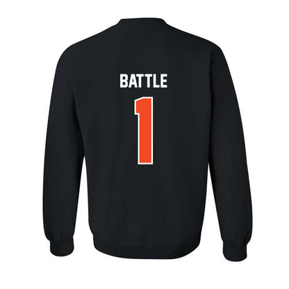 Campbell - NCAA Women's Basketball : Ashleigh Battle - Crewneck Sweatshirt-1
