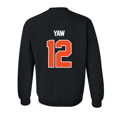 Campbell - NCAA Men's Basketball : Israel Yaw - Crewneck Sweatshirt-1