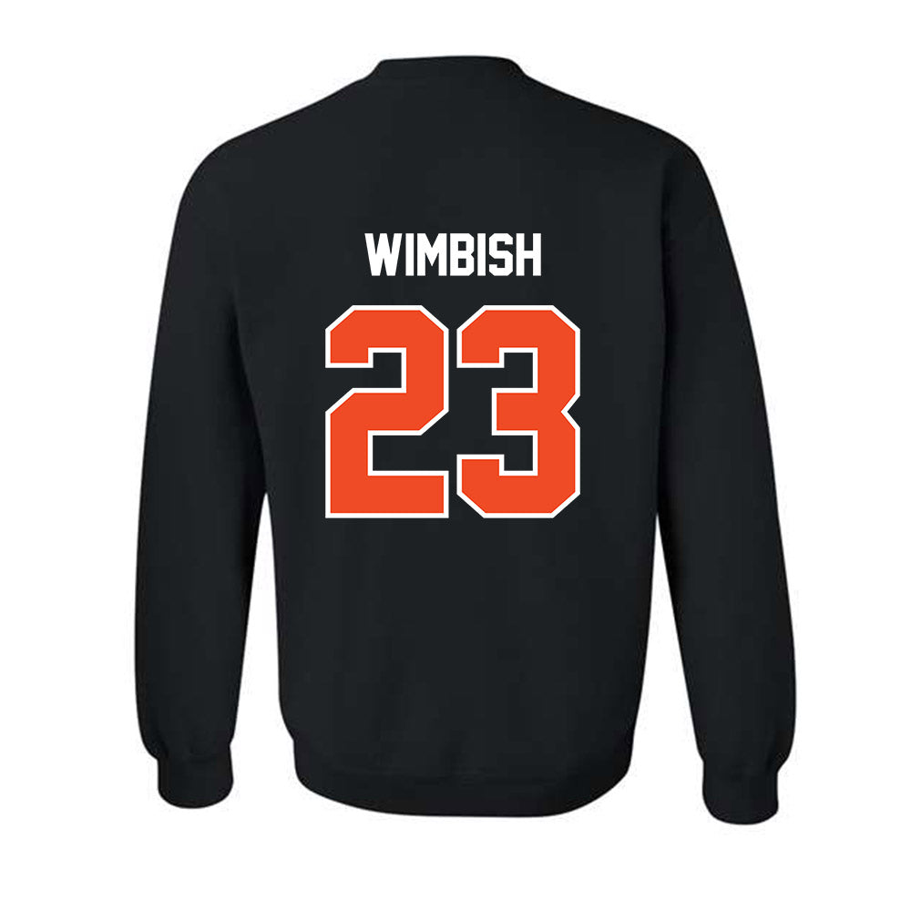 Campbell - NCAA Baseball : Camden Wimbish - Crewneck Sweatshirt-1