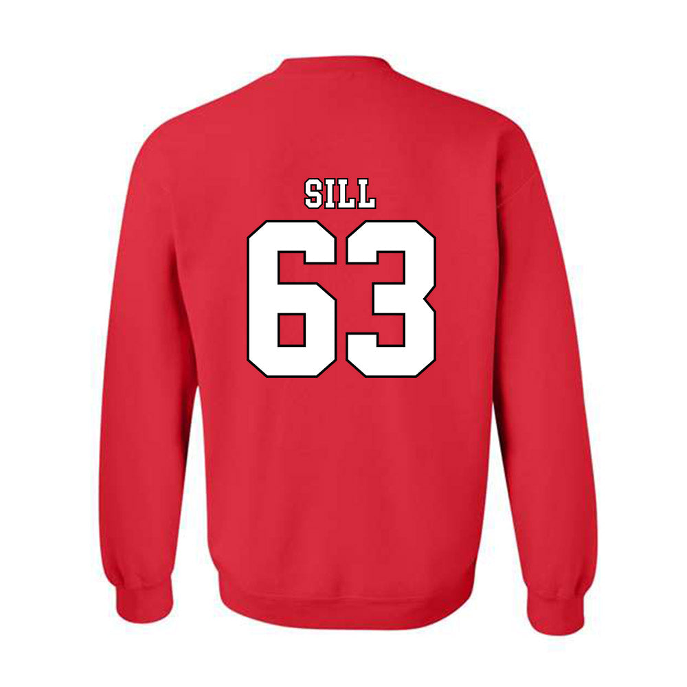Texas Tech - NCAA Football : Daniel Sill - Classic Shersey Crewneck Sweatshirt-1