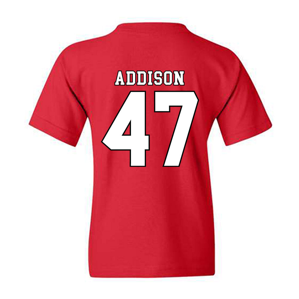 Texas Tech - NCAA Baseball : Logan Addison - Classic Shersey Youth T-Shirt-1