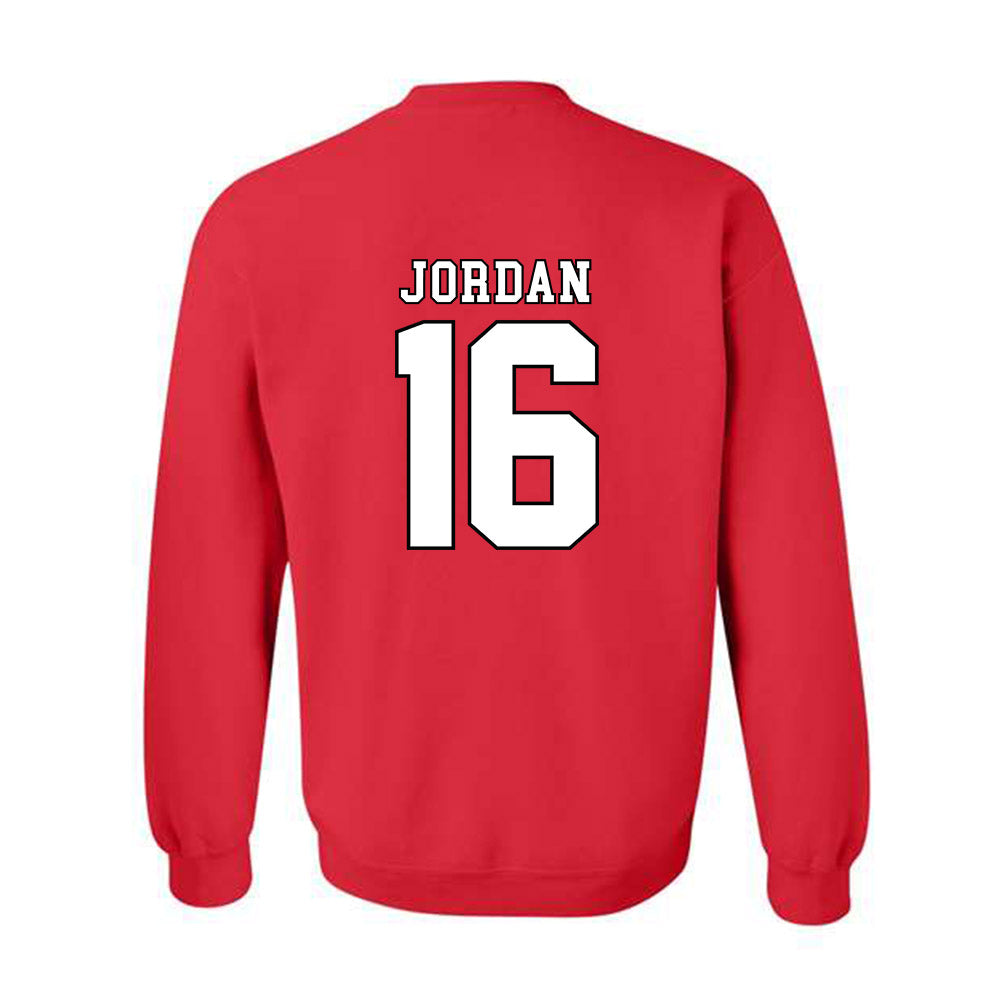 Texas Tech - NCAA Baseball : Will Jordan - Classic Shersey Crewneck Sweatshirt-1