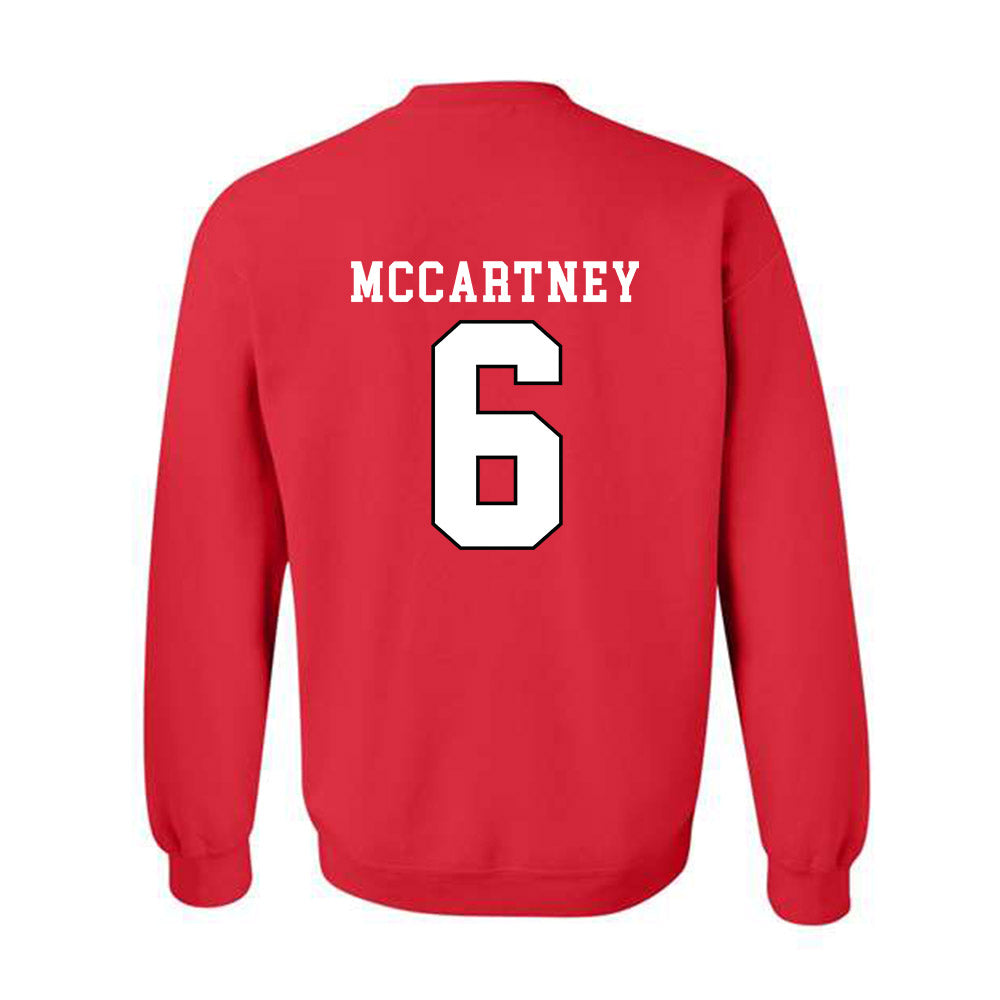 Texas Tech - NCAA Women's Soccer : Emilie McCartney - Classic Shersey Crewneck Sweatshirt-1