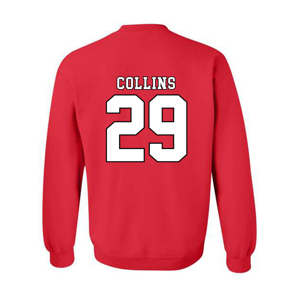 Texas Tech - NCAA Football : Chief Collins - Classic Shersey Crewneck Sweatshirt-1