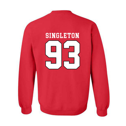 Texas Tech - NCAA Football : Dylan Singleton - Classic Shersey Crewneck Sweatshirt-1