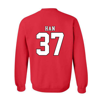 Texas Tech - NCAA Baseball : Heeryun Han - Classic Shersey Crewneck Sweatshirt-1