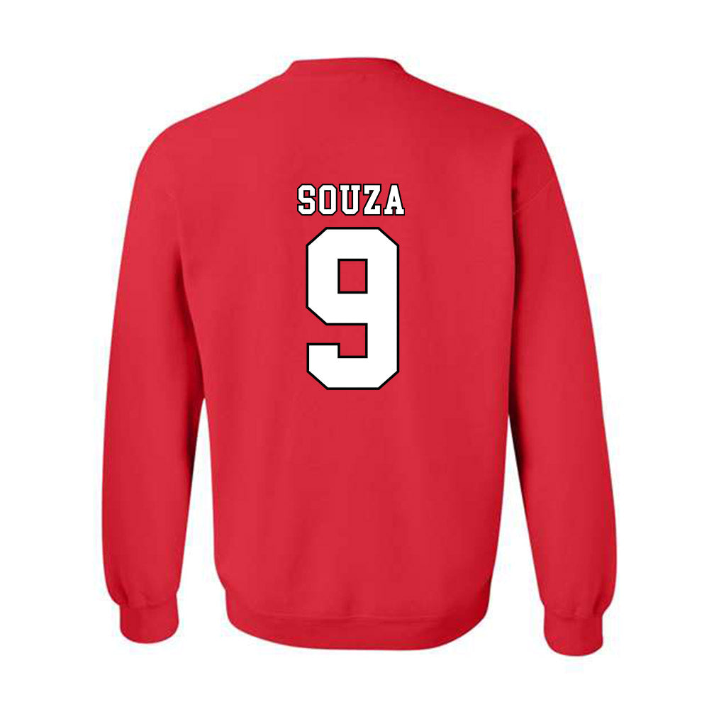 Texas Tech - NCAA Baseball : Jace Souza - Classic Shersey Crewneck Sweatshirt-1