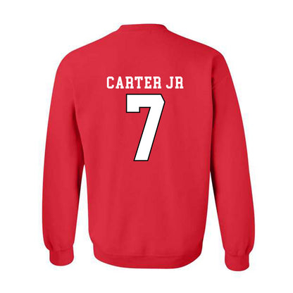 Texas Tech - NCAA Football : Terrance Carter Jr - Classic Shersey Crewneck Sweatshirt-1