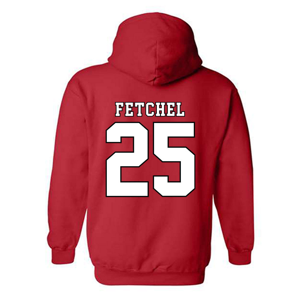 Texas Tech - NCAA Baseball : Zach Fetchel - Classic Shersey Hooded Sweatshirt-1
