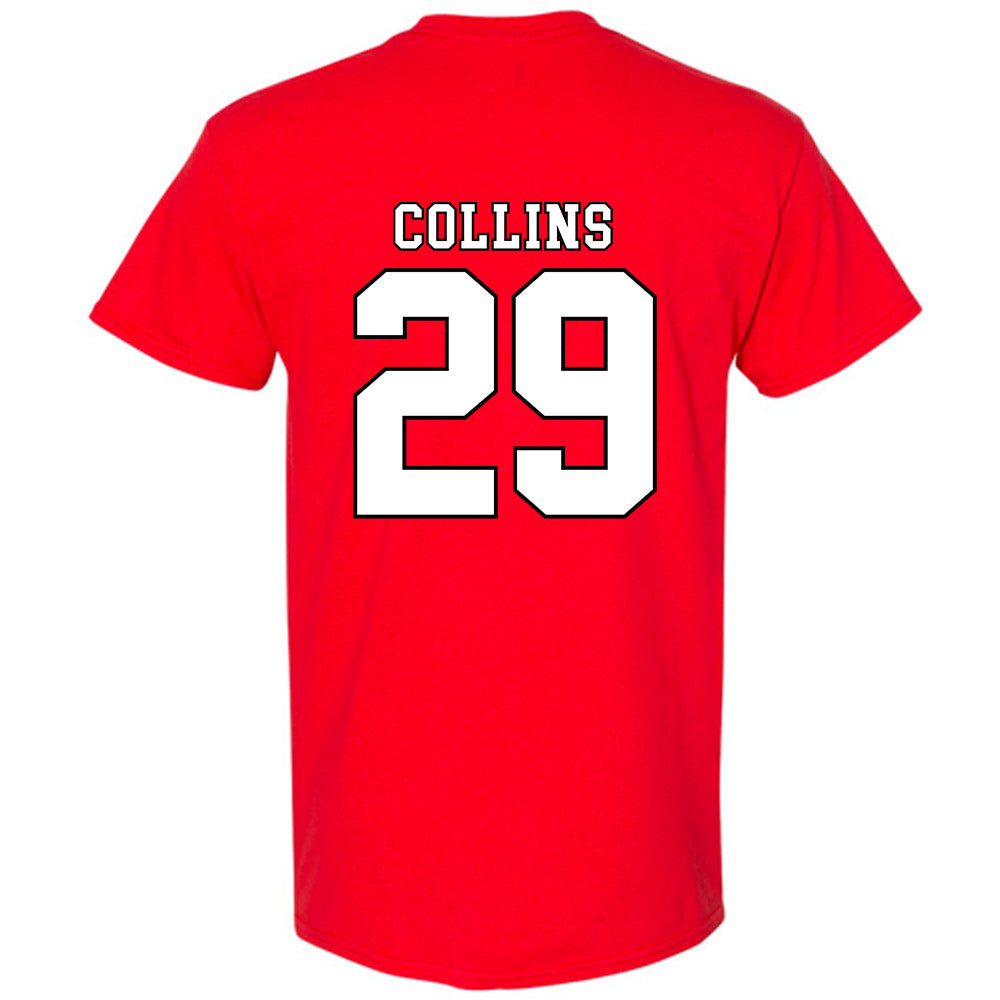 Texas Tech - NCAA Football : Chief Collins - Classic Shersey T-Shirt-1
